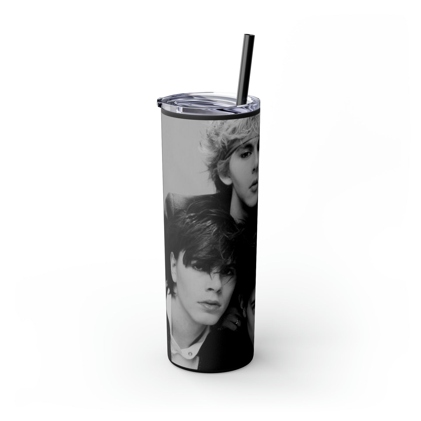 English Rockband Duran-Duran Skinny Tumbler with Straw, 20oz