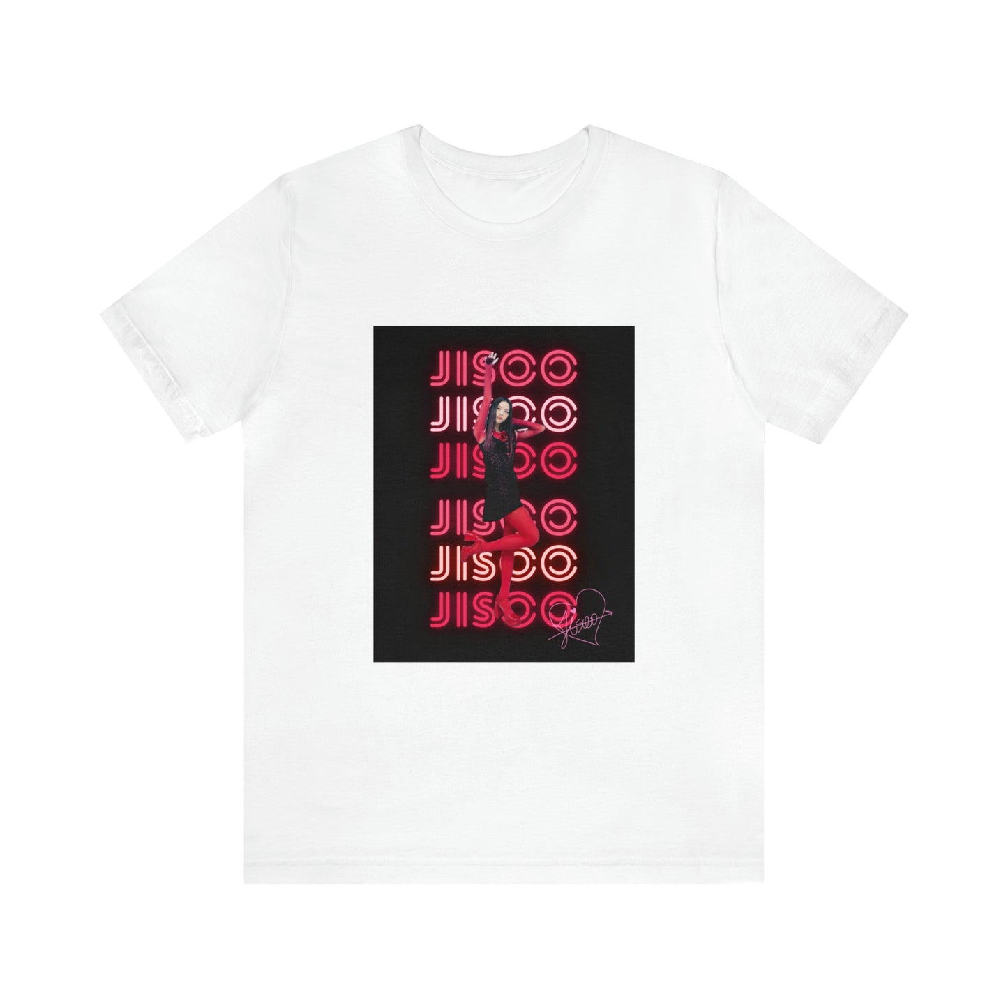 Kpop Girlband Jisoo Blinks Unisex Jersey Short Sleeve Tee