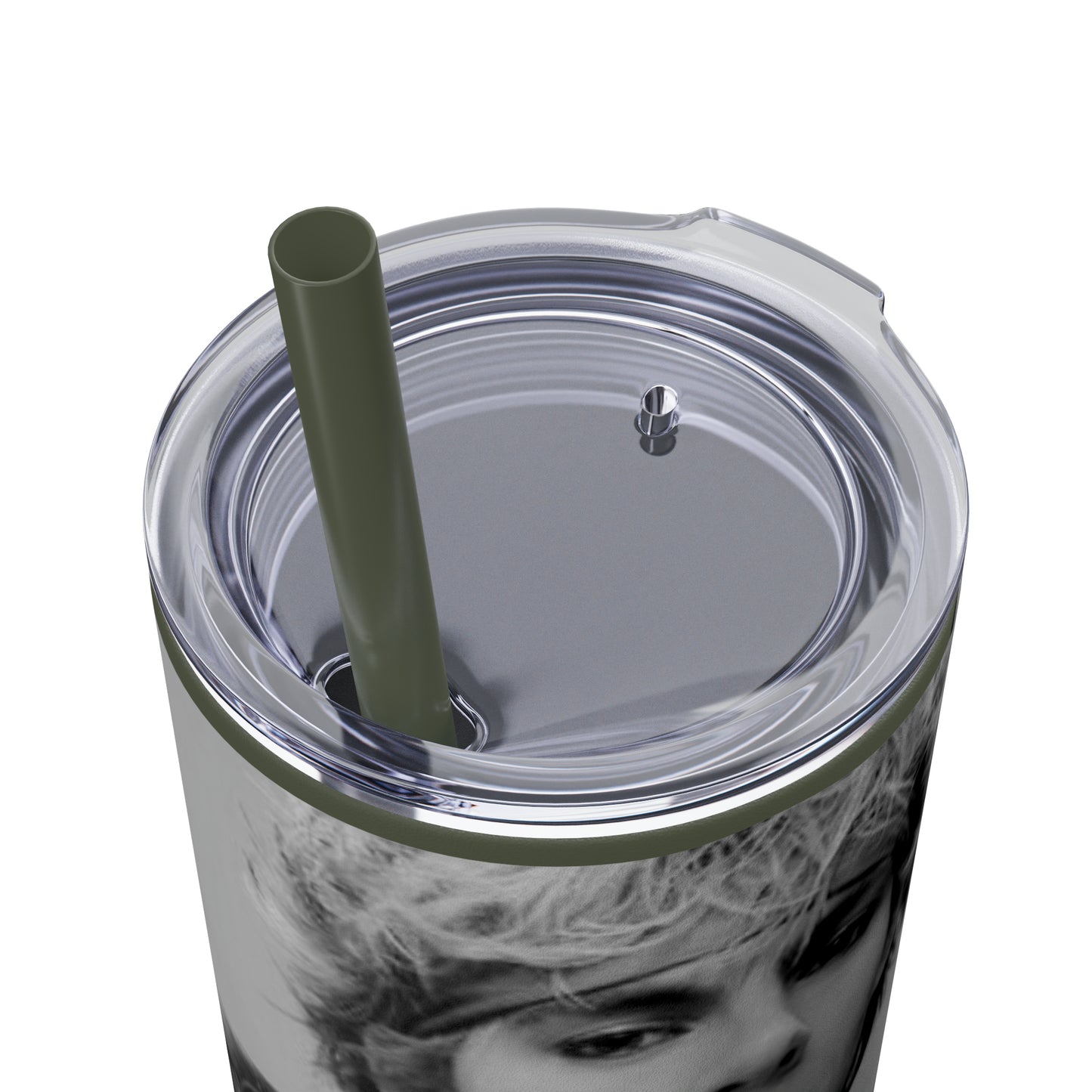 English Rockband Duran-Duran Skinny Tumbler with Straw, 20oz