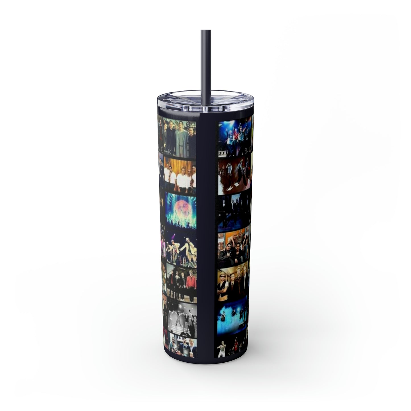 American Boyband Skinny Tumbler with Straw, 20oz