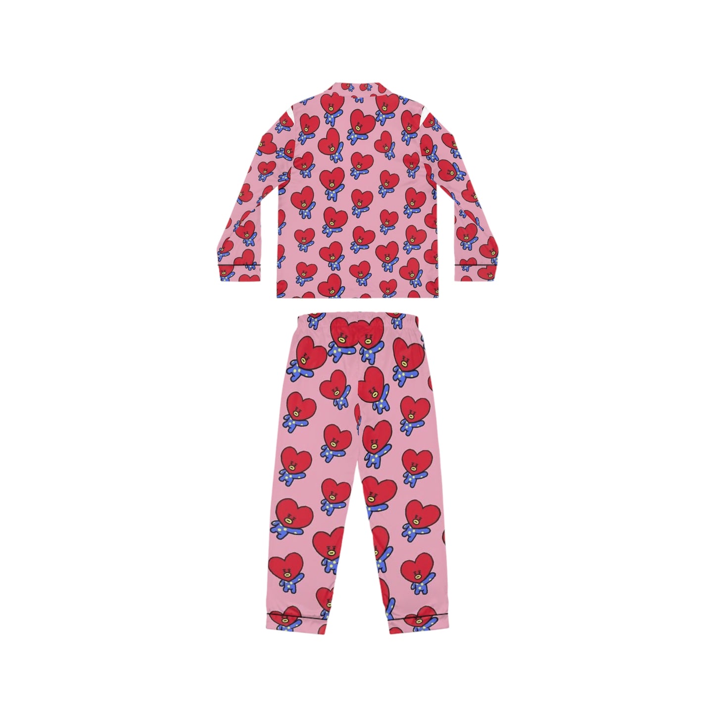 Kpop Sleepwear BTS BT21 Tata Women's Satin Pajamas (AOP)