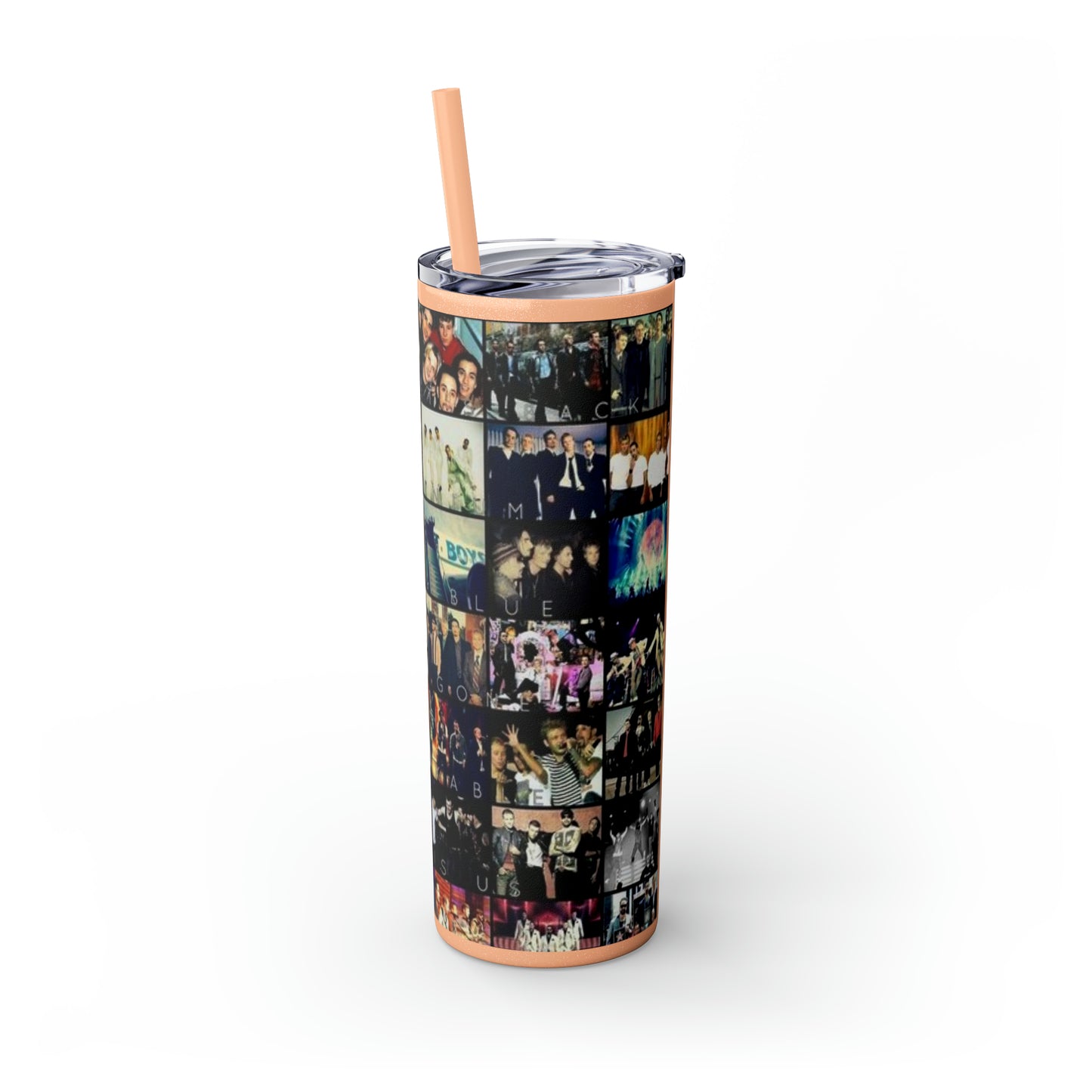 American Boyband Skinny Tumbler with Straw, 20oz