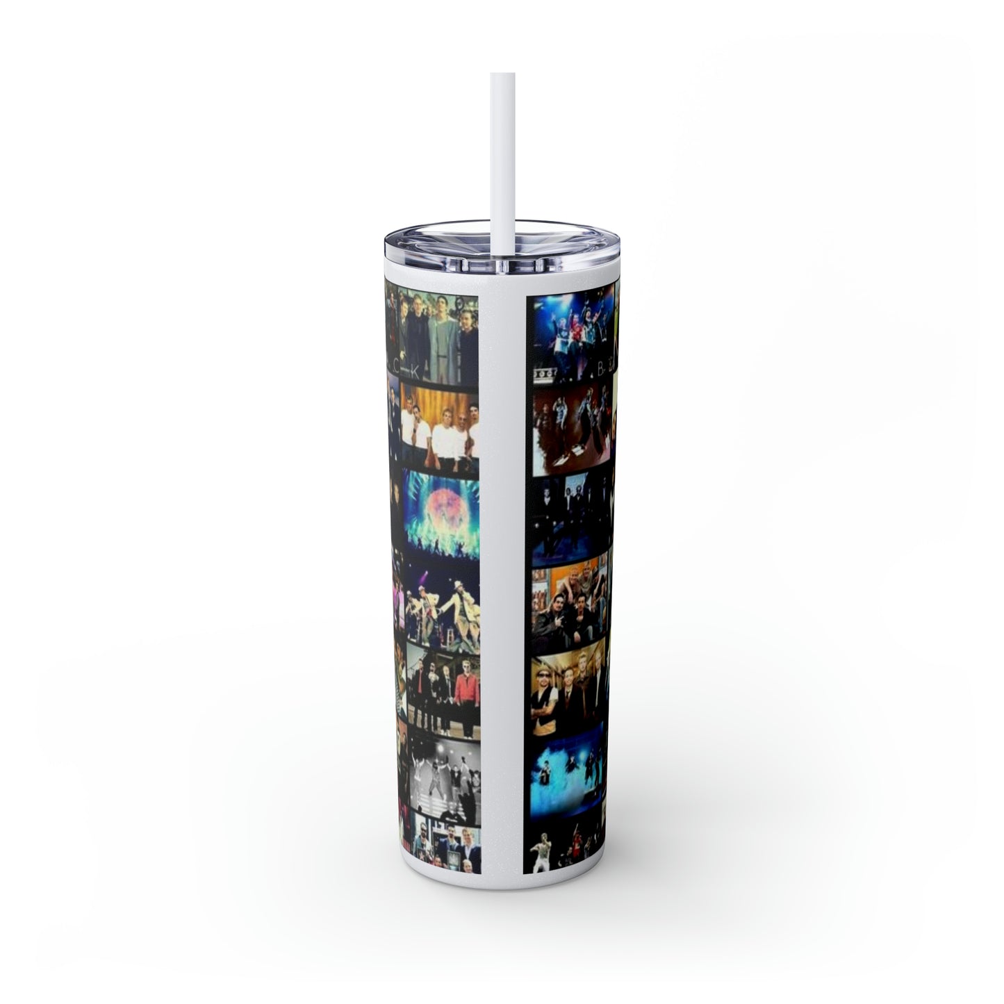 American Boyband Skinny Tumbler with Straw, 20oz