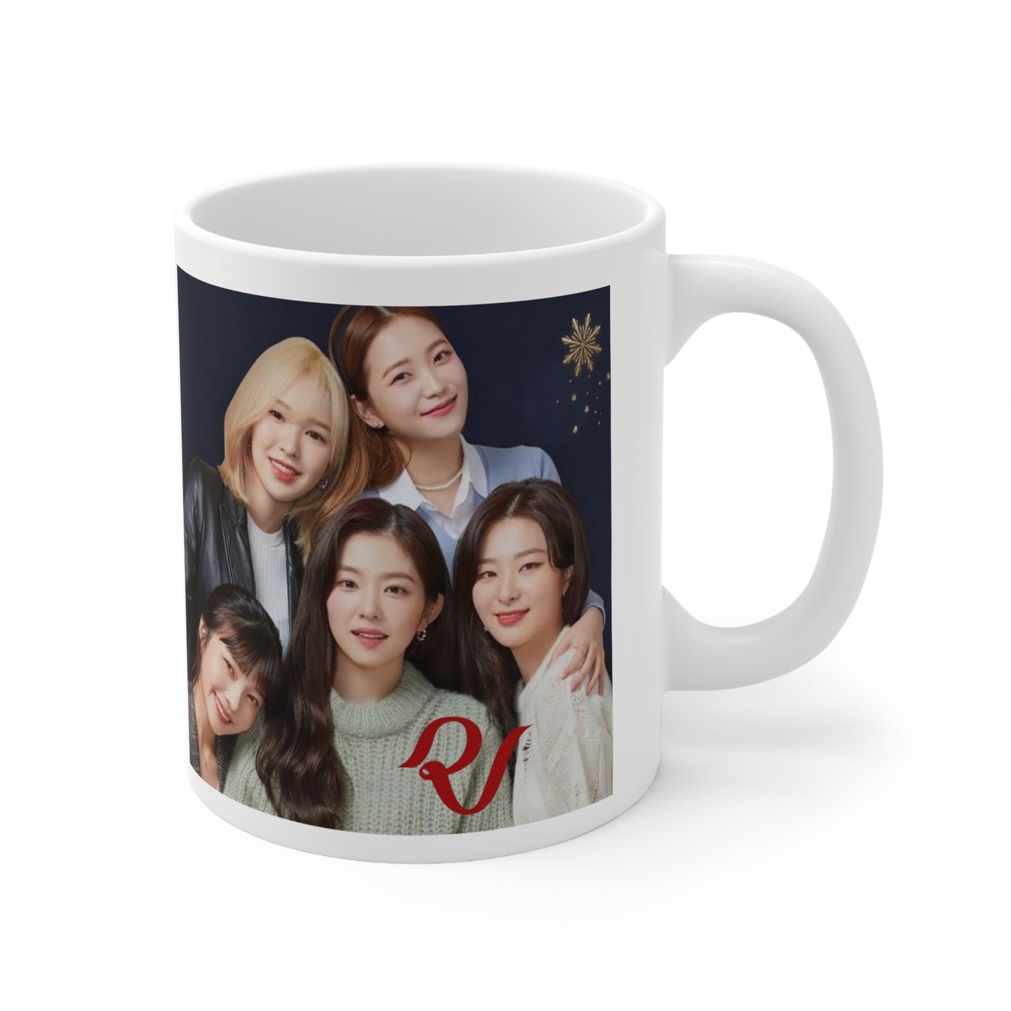 Kpop Girlband Red Velvet White Ceramic Coffee Mug 11oz