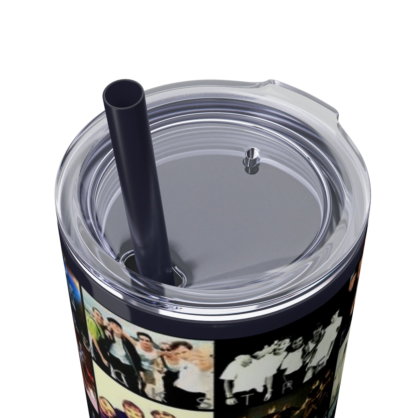 American Boyband Skinny Tumbler with Straw, 20oz