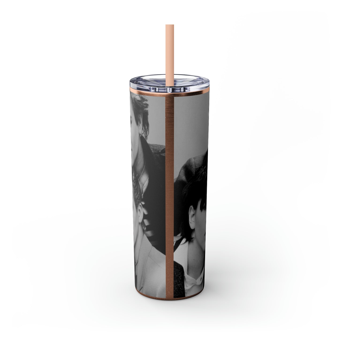 English Rockband Duran-Duran Skinny Tumbler with Straw, 20oz