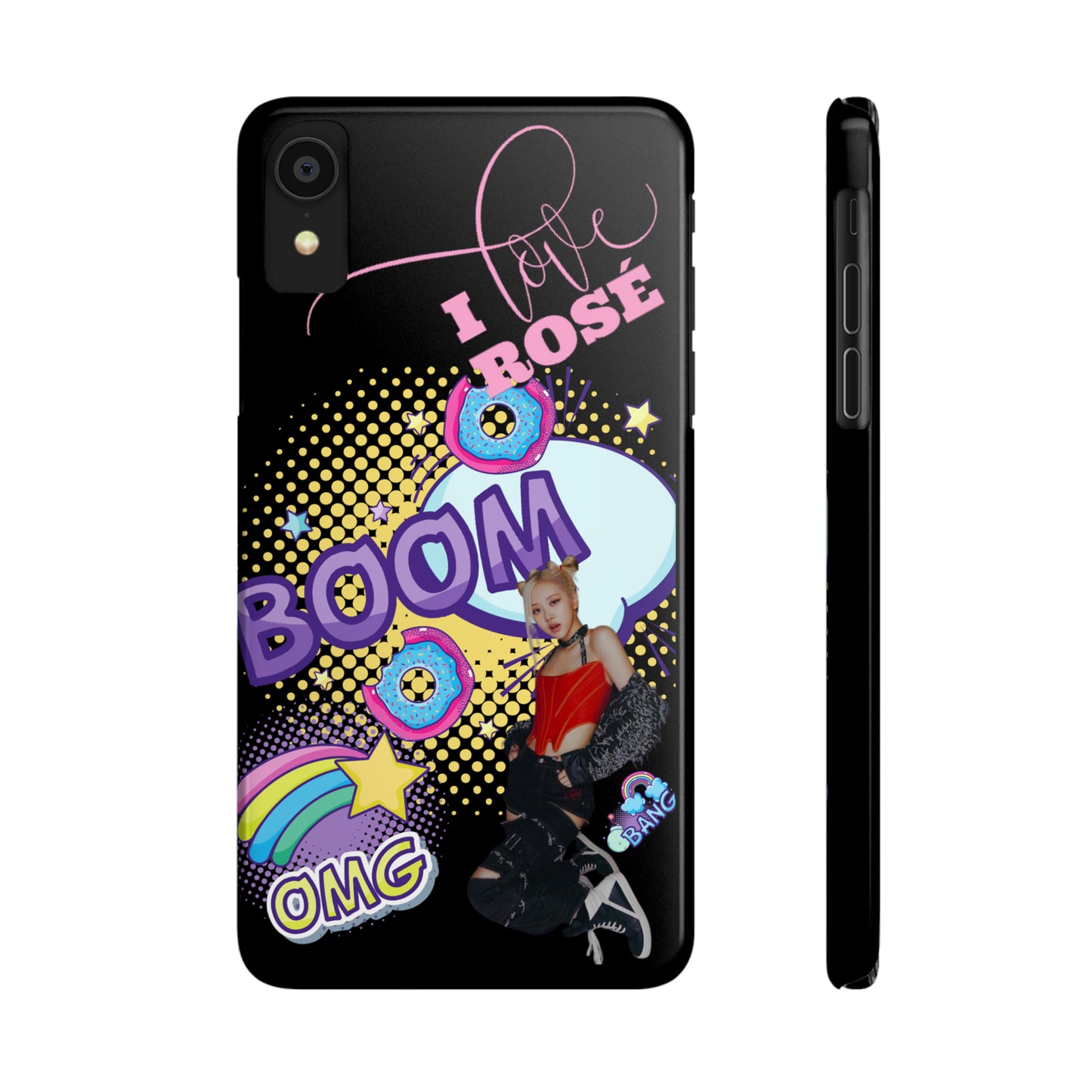 I Love Rosé Slim Phone Cases Kpop Iphone Cover