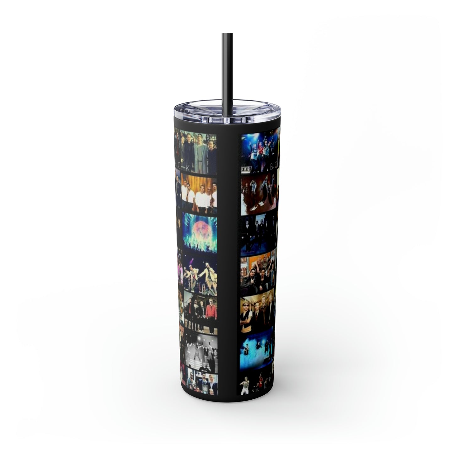 American Boyband Skinny Tumbler with Straw, 20oz