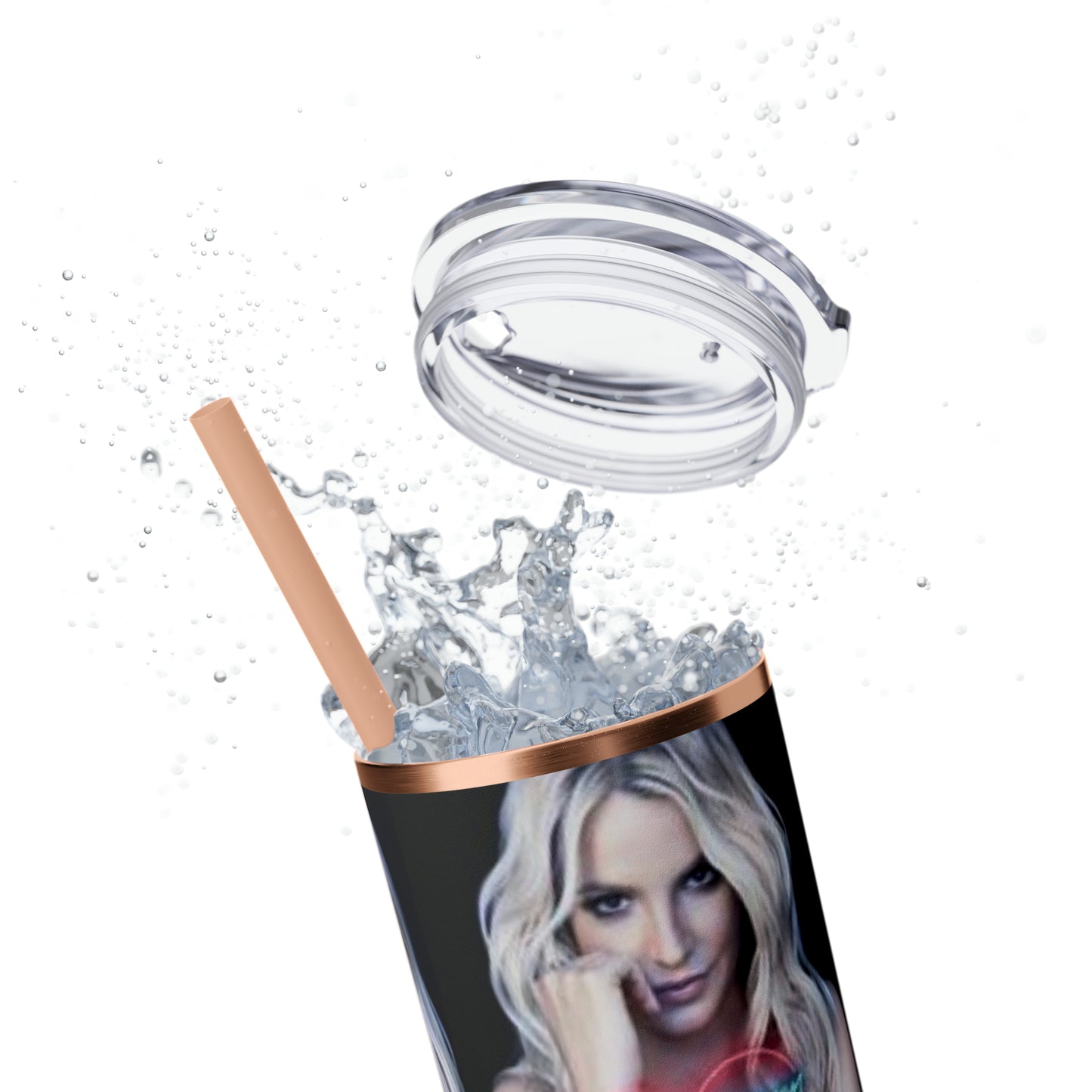 American PopStar Britney Spears Skinny Tumbler 20oz