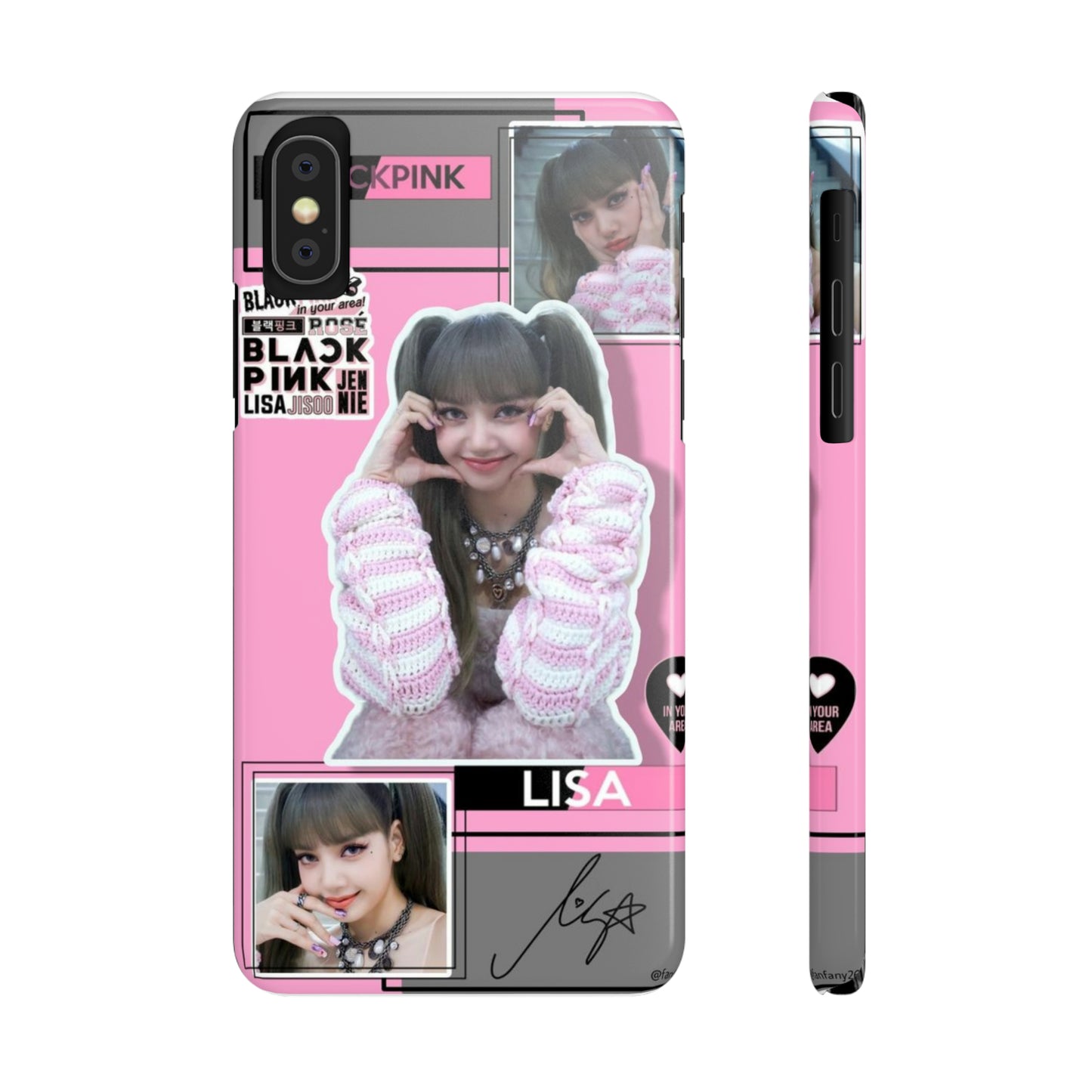 Kpop Boyband Lalisa Monoban Slim Phone Cases Custom Iphone Phonecover