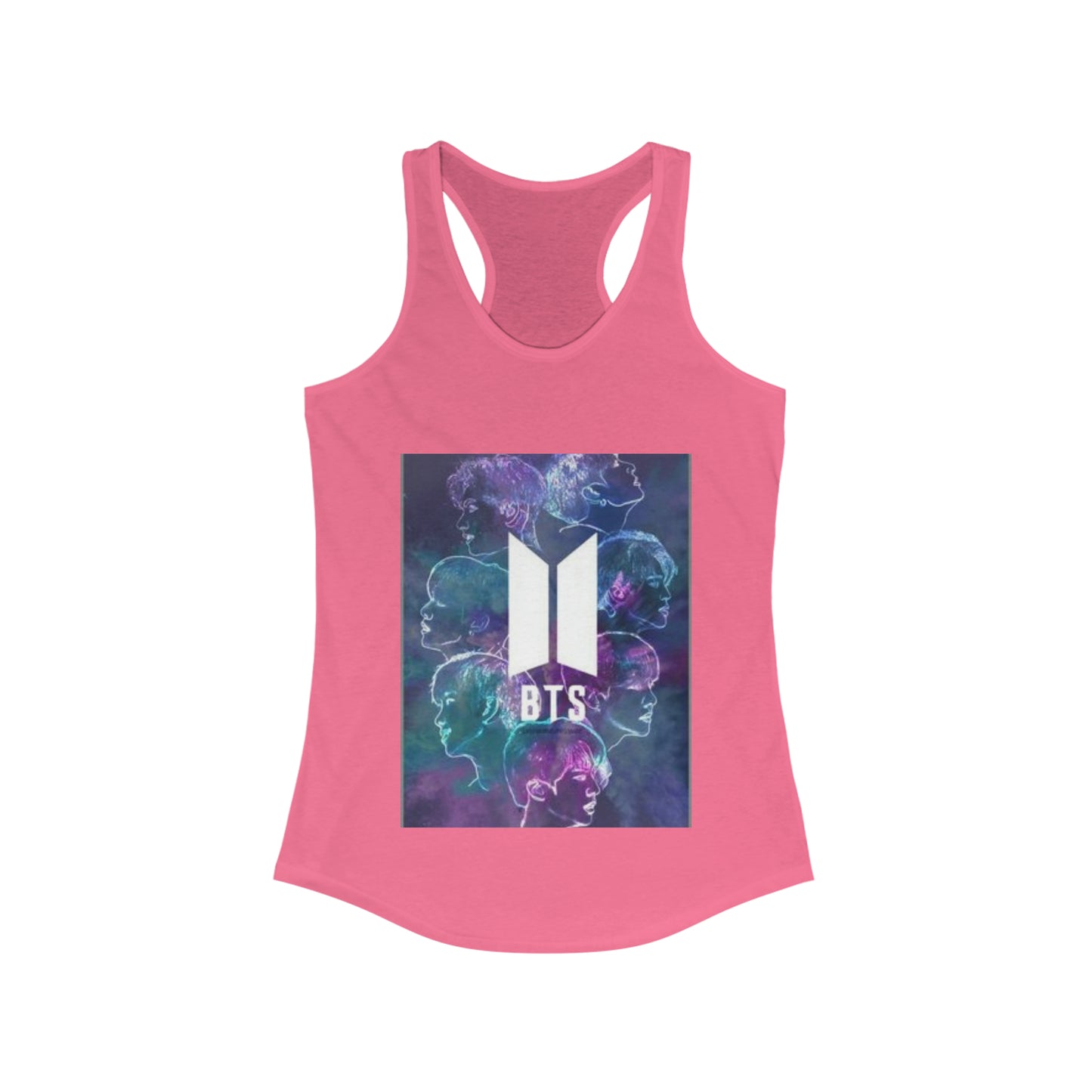 Kpop Boyband BTS Logo Ladies Tank Top Army Fan Gift Merch