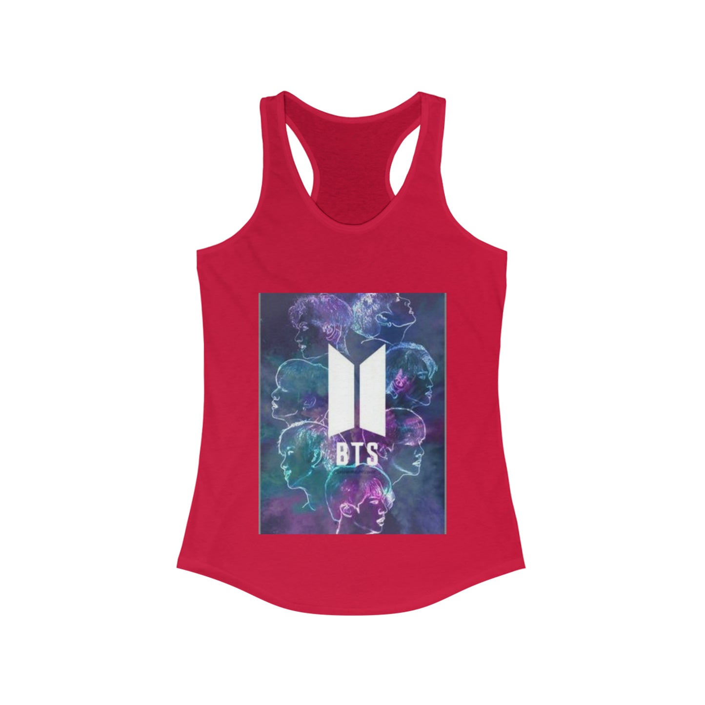 Kpop Boyband BTS Logo Ladies Tank Top Army Fan Gift Merch