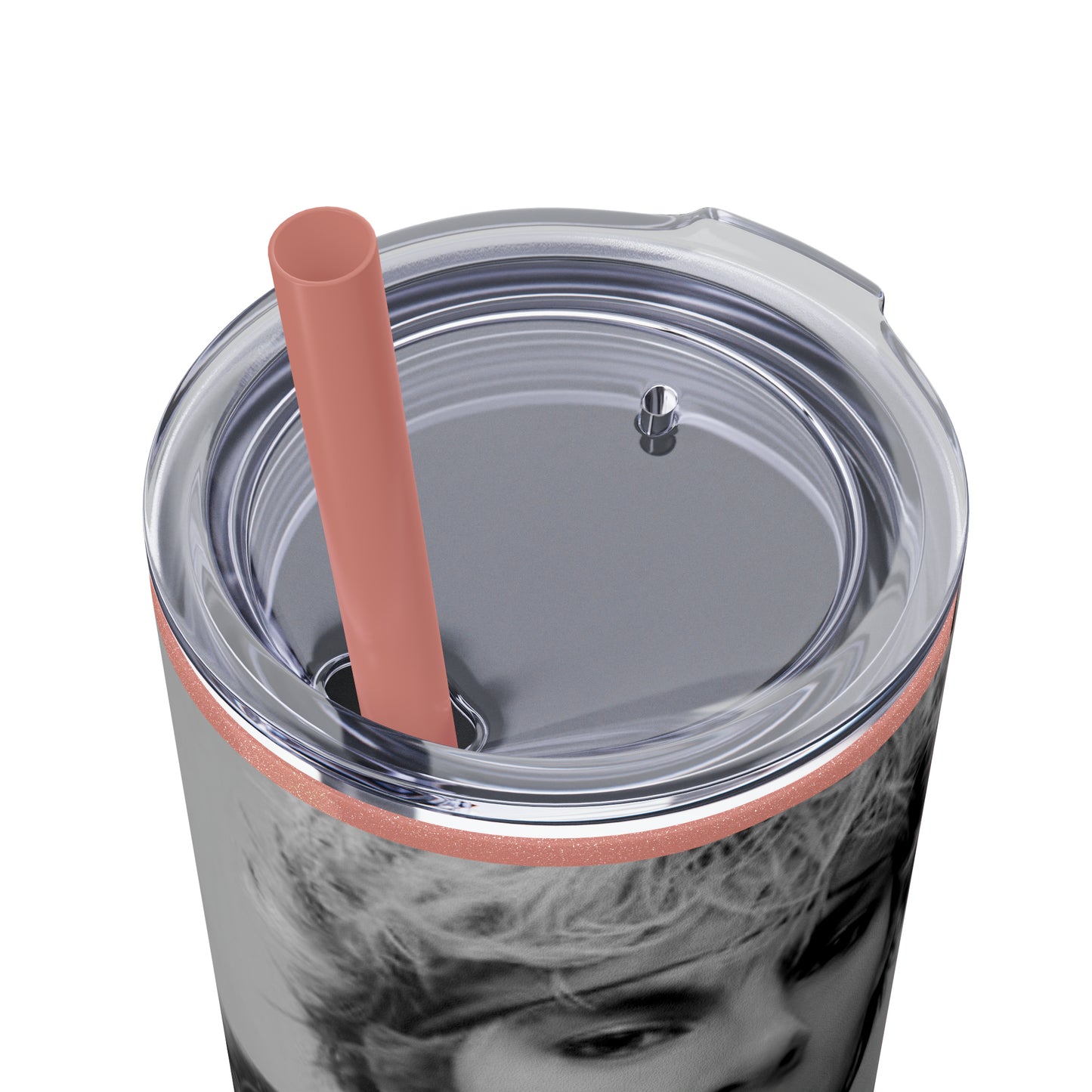 English Rockband Duran-Duran Skinny Tumbler with Straw, 20oz