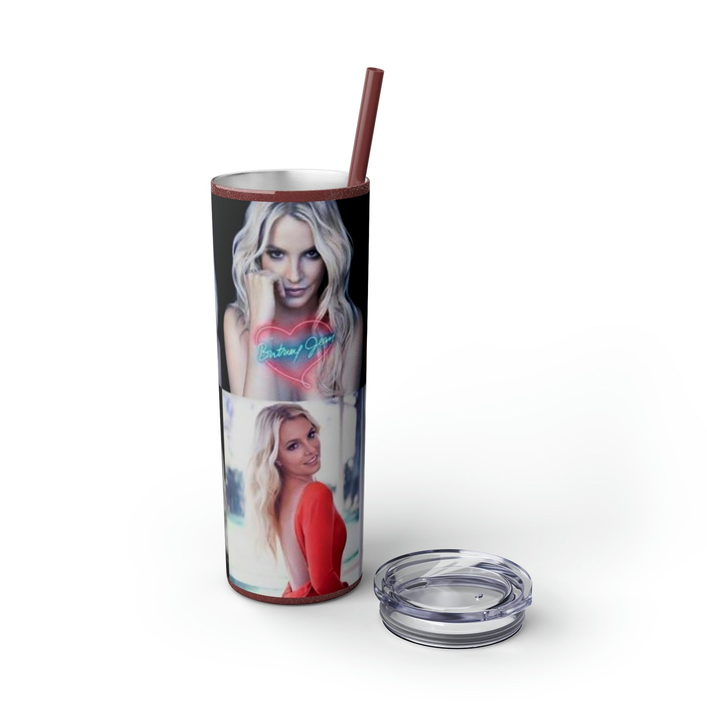 American PopStar Britney Spears Skinny Tumbler 20oz