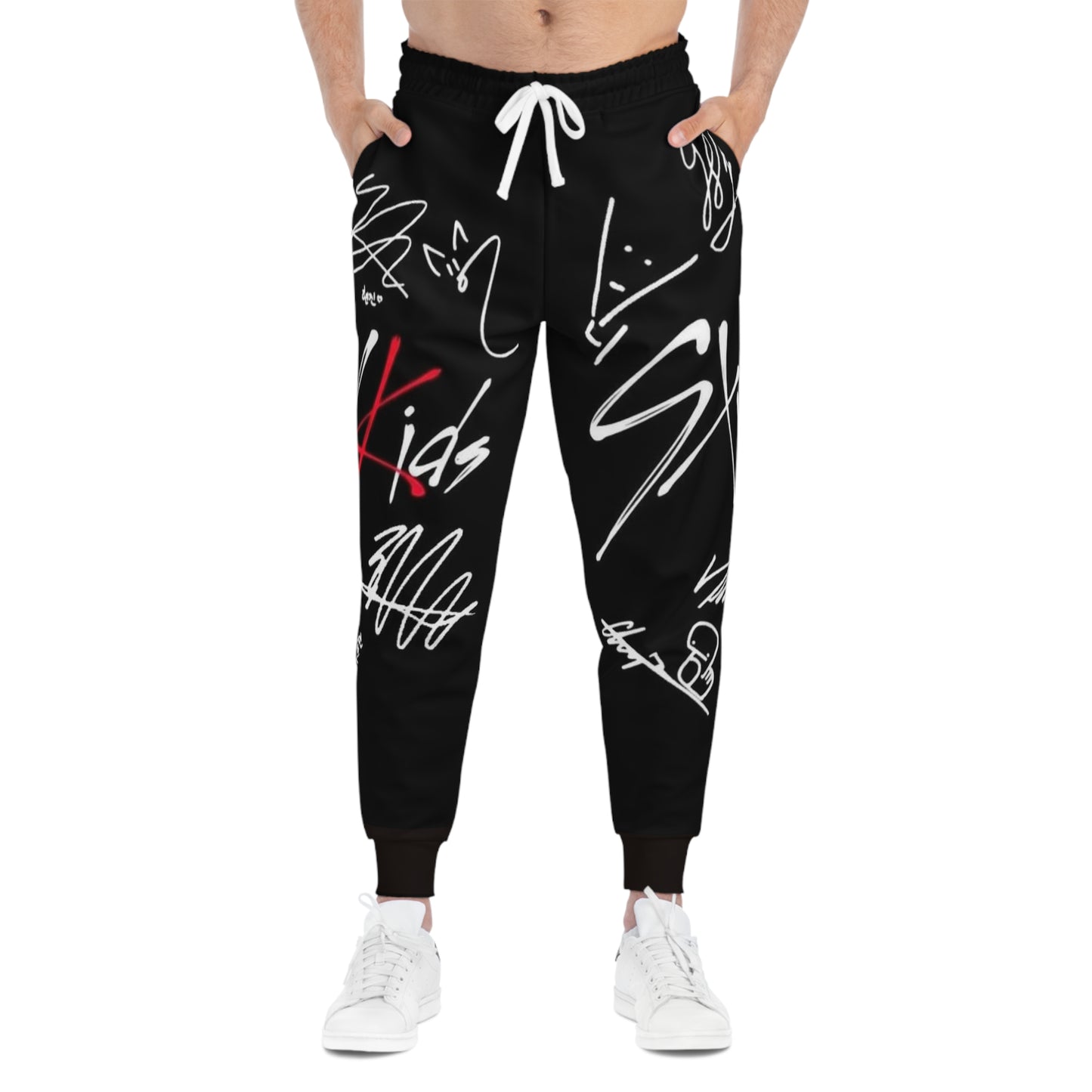 Kpop Boyband Apparel Straykids Unisex  Athletic Joggers (AOP)