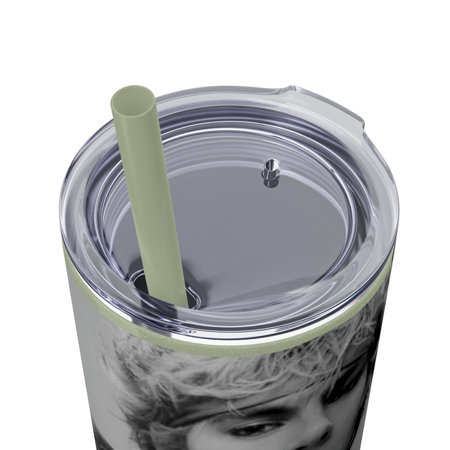 English Rockband Duran-Duran Skinny Tumbler with Straw, 20oz