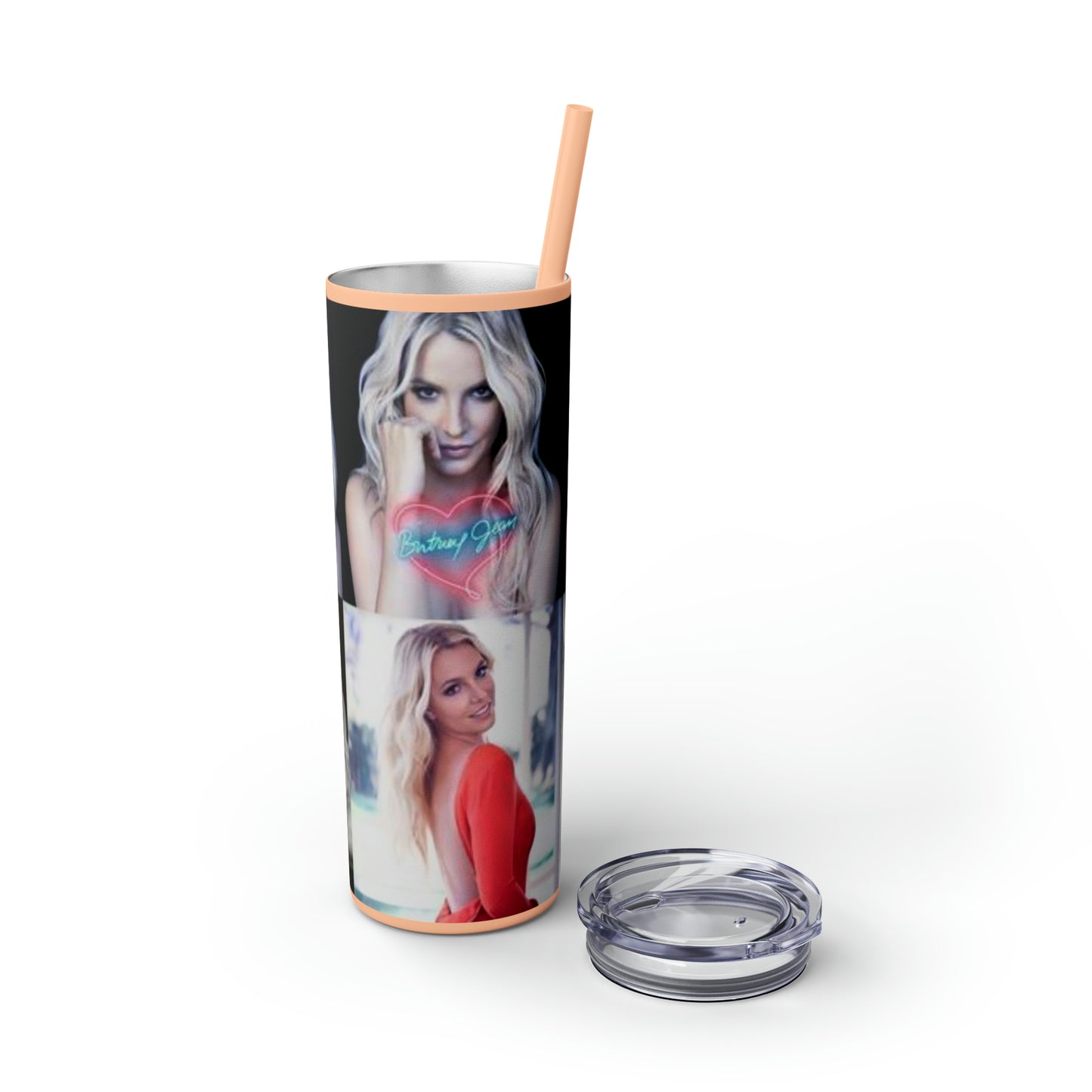 American PopStar Britney Spears Skinny Tumbler 20oz