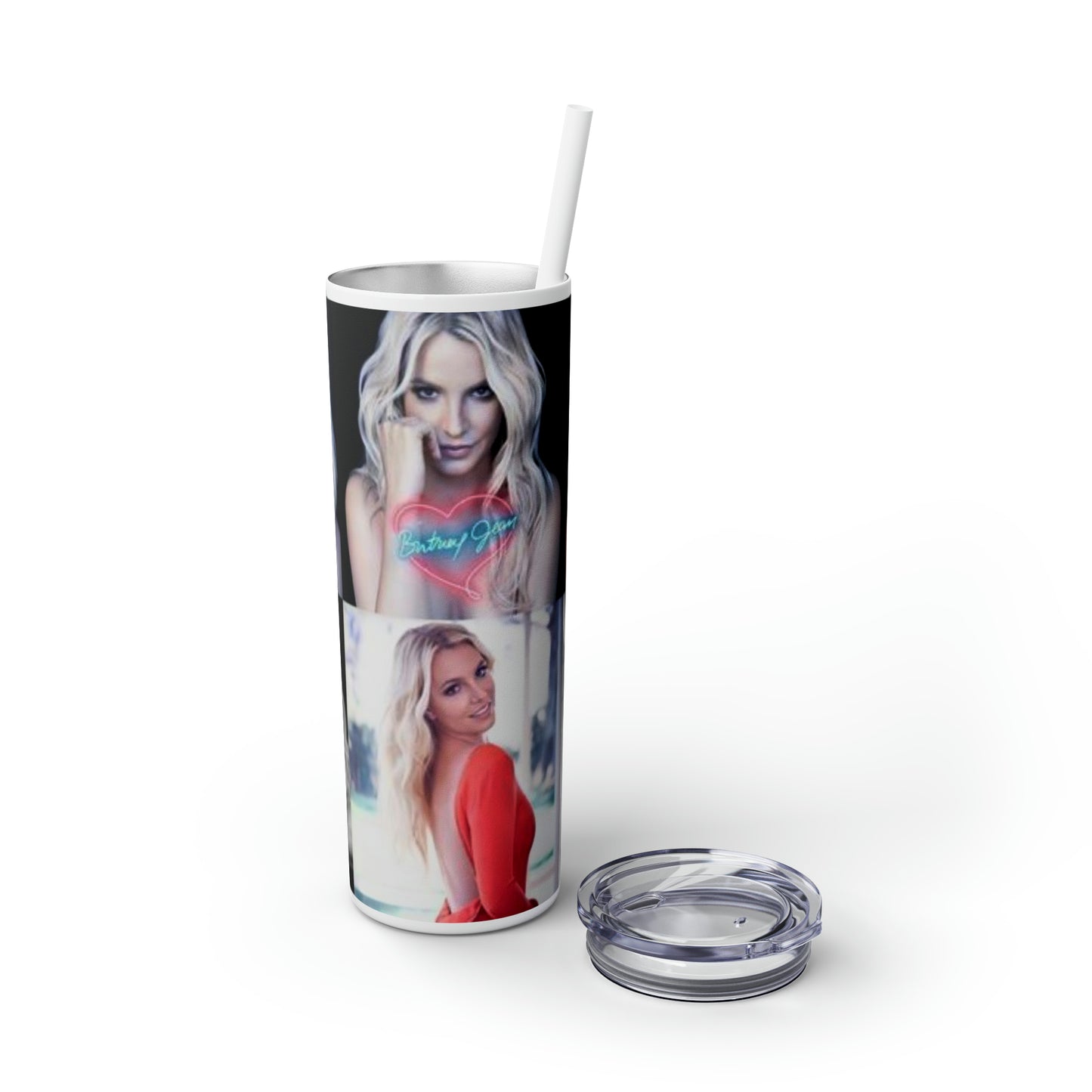 American PopStar Britney Spears Skinny Tumbler 20oz