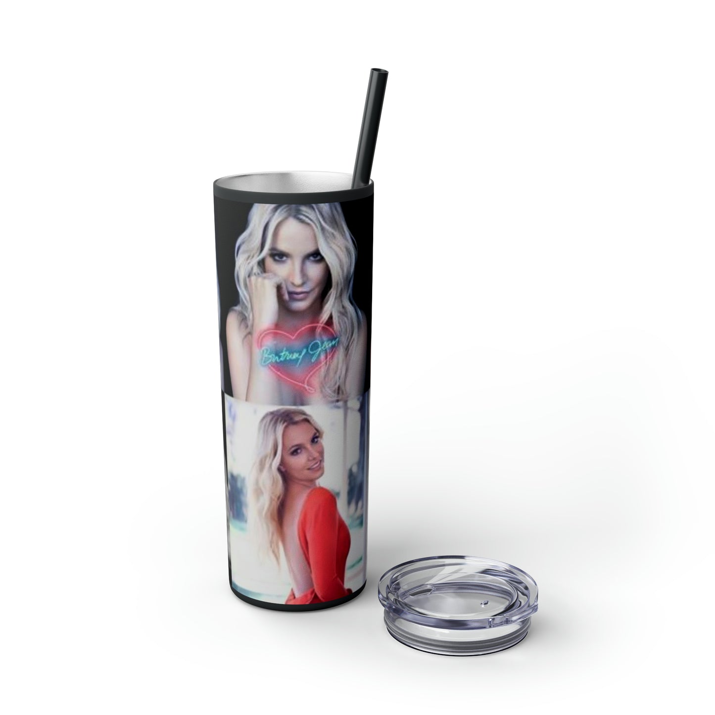 American PopStar Britney Spears Skinny Tumbler 20oz