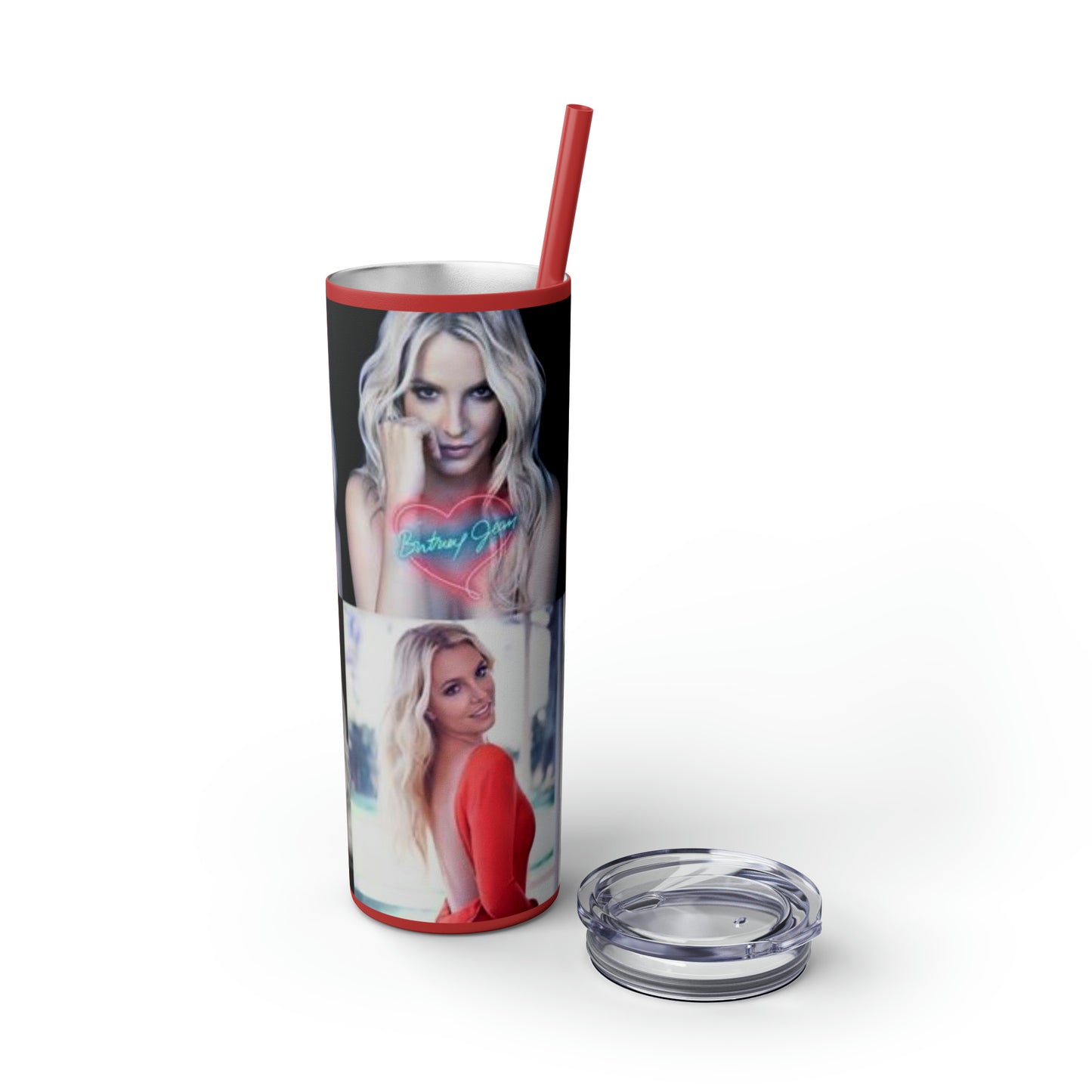 American PopStar Britney Spears Skinny Tumbler 20oz