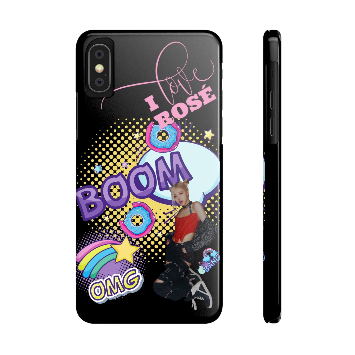 I Love Rosé Slim Phone Cases Kpop Iphone Cover