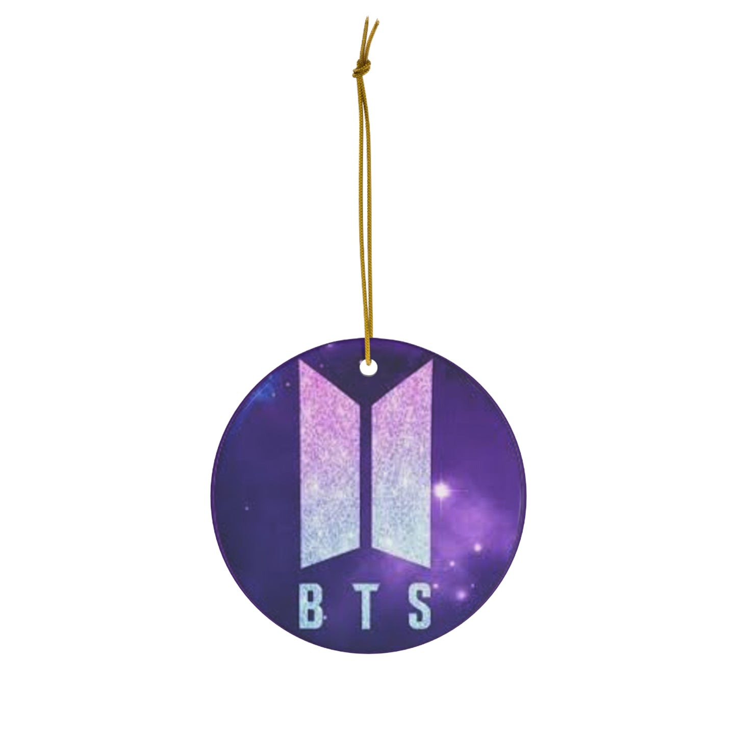 Kpop BoyGroup BTS Ceramic Christmas Ornament, 4 Shapes