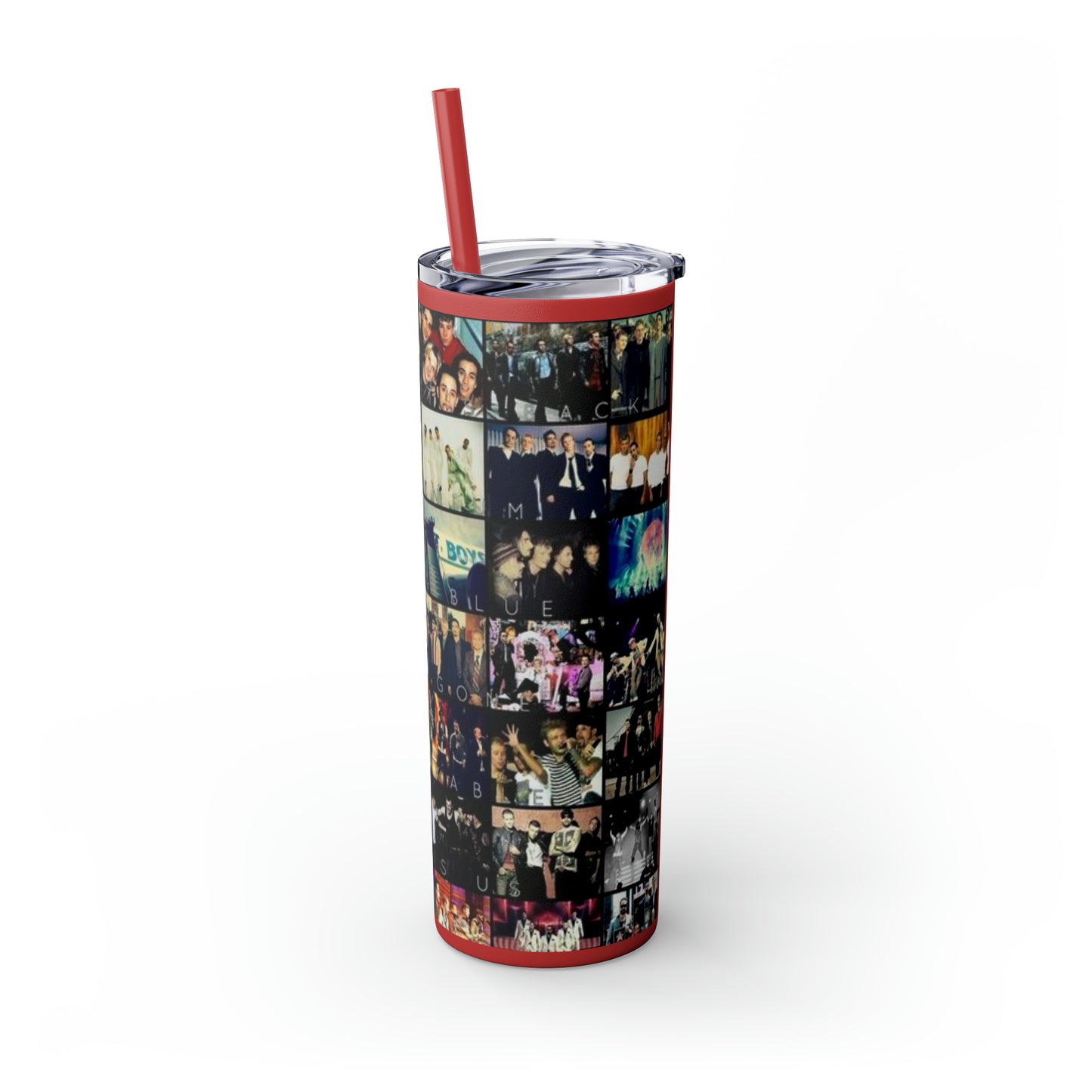 American Boyband Skinny Tumbler with Straw, 20oz