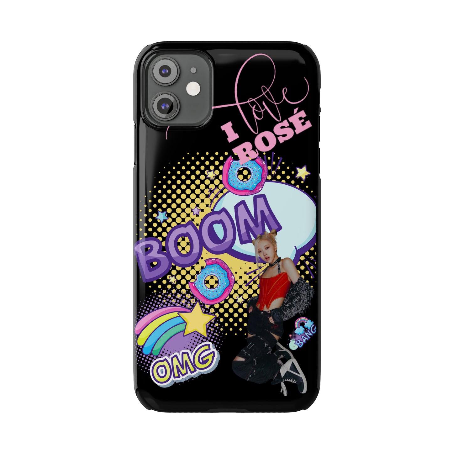 I Love Rosé Slim Phone Cases Kpop Iphone Cover