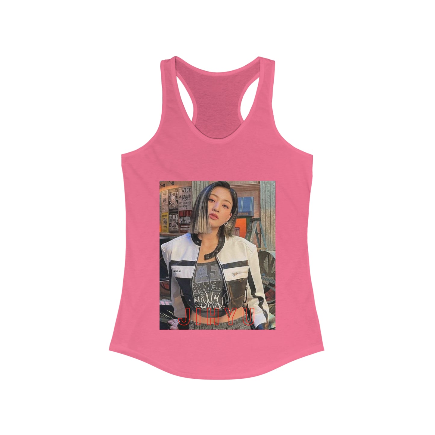 Kpop Girlband Twice Jihyu Women's Ideal Racerback Tank