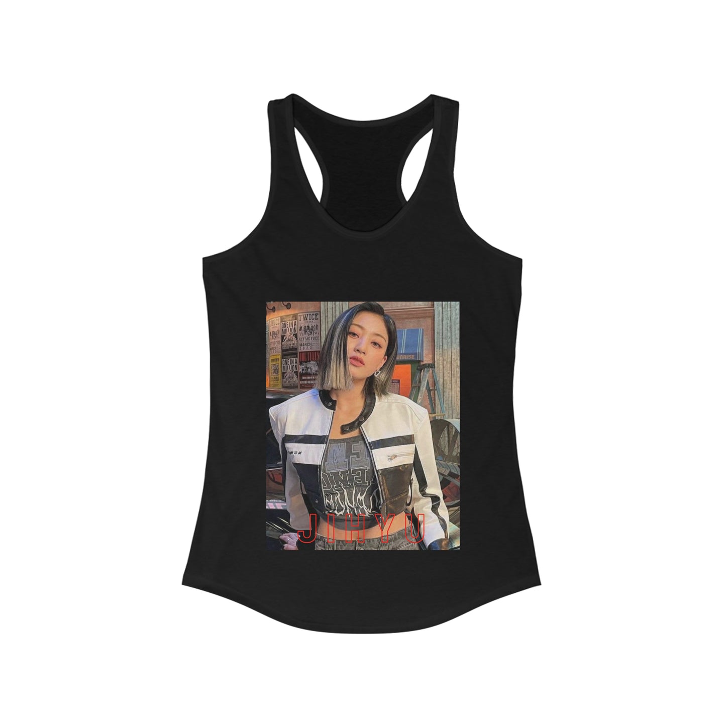 Kpop Girlband Twice Jihyu Women's Ideal Racerback Tank