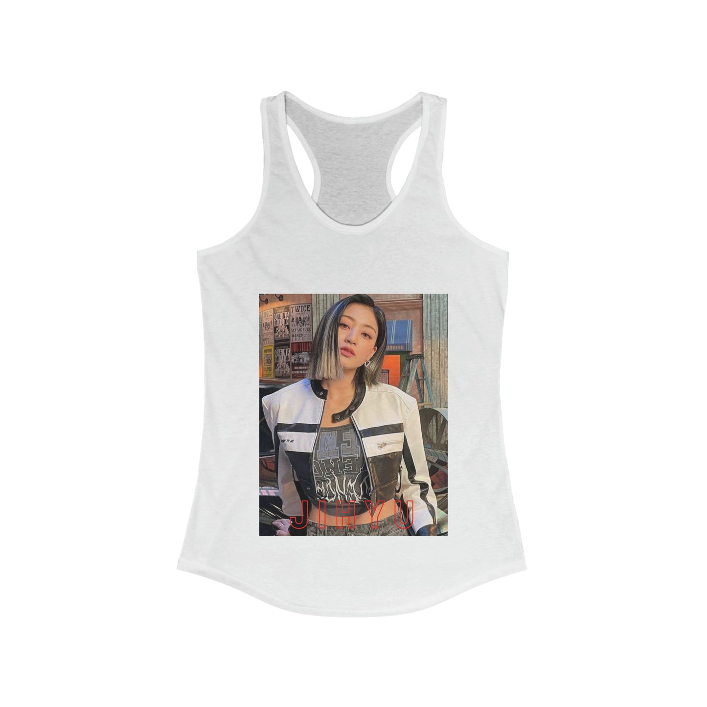 Kpop Girlband Twice Jihyu Women's Ideal Racerback Tank