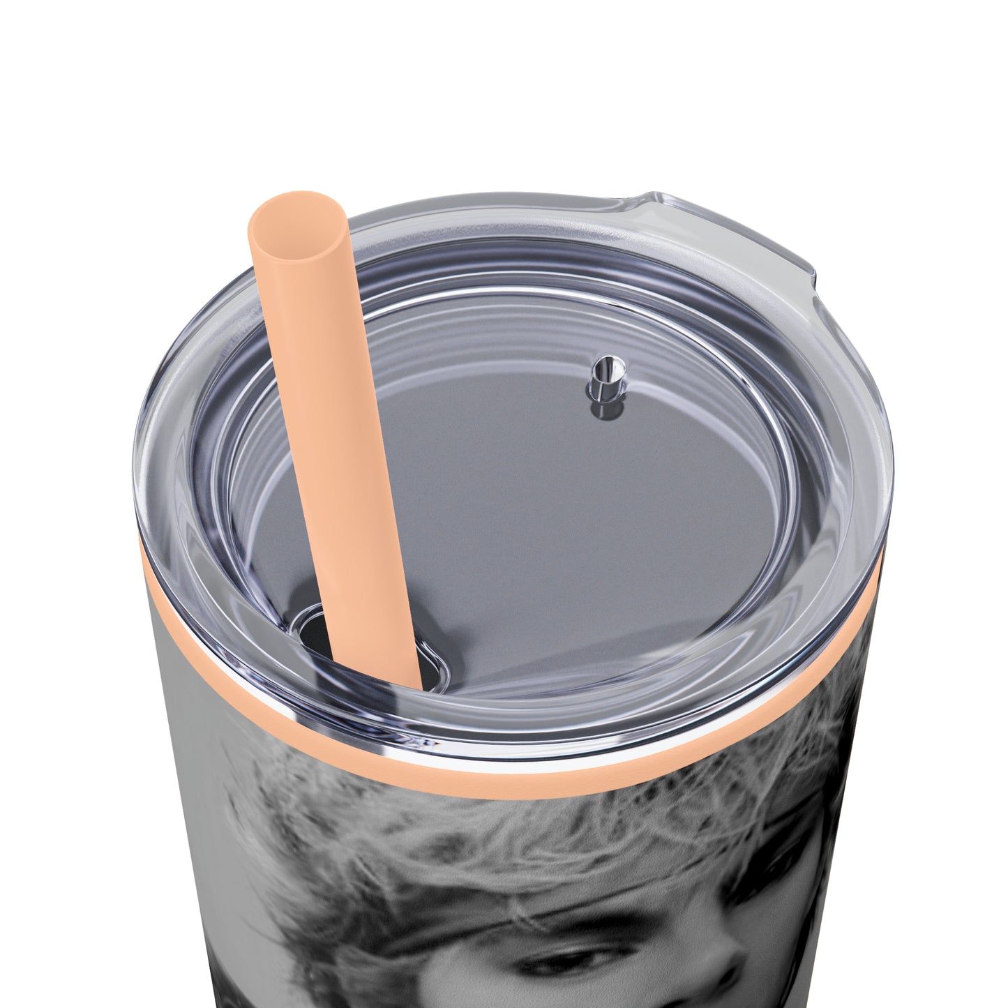 English Rockband Duran-Duran Skinny Tumbler with Straw, 20oz